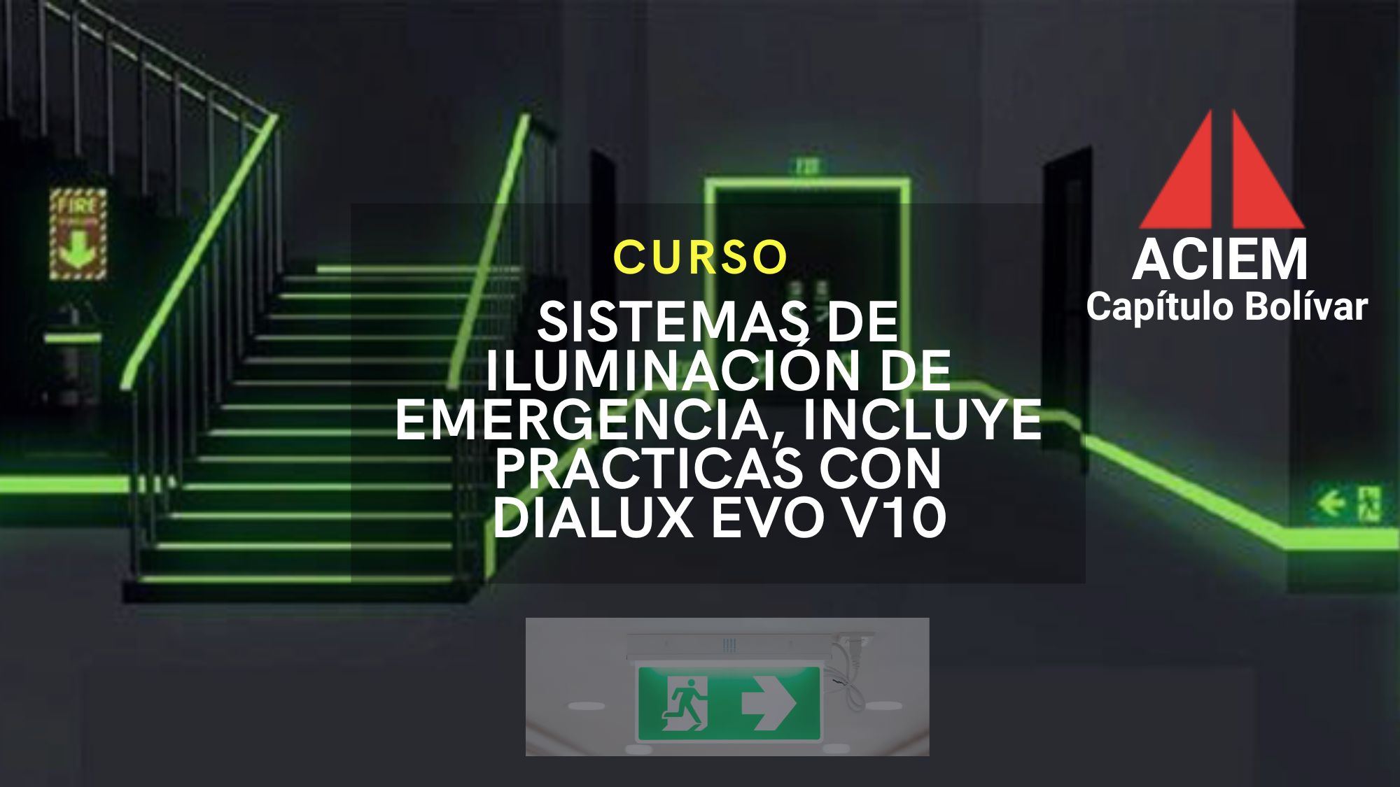 sistema de iluminacion de emergencia